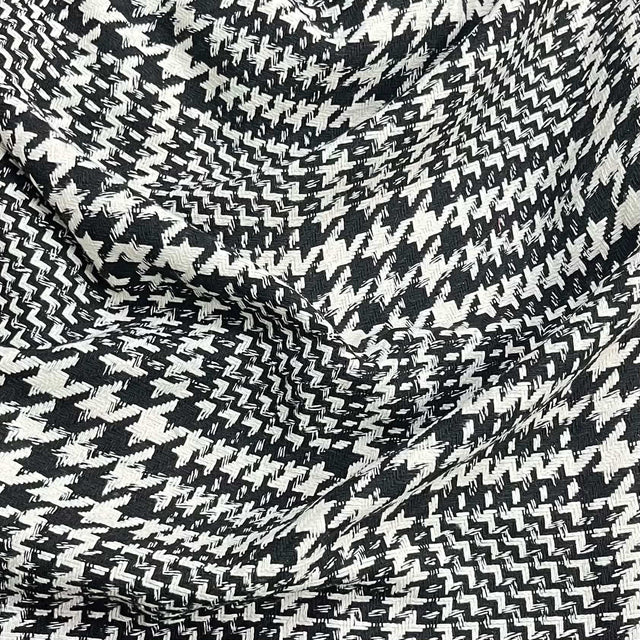 Pound A Metre 3 Metres Super Soft Printed Wool Fabric – 55'' Wide (Houndstooth)