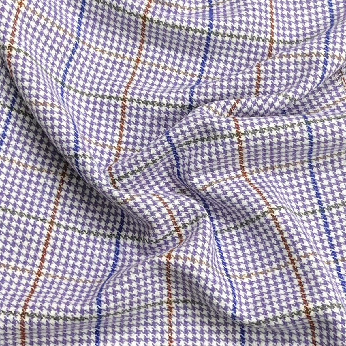Pound A Metre 3 Metres Super Soft Printed Wool Fabric – 55'' Wide (Lilac)