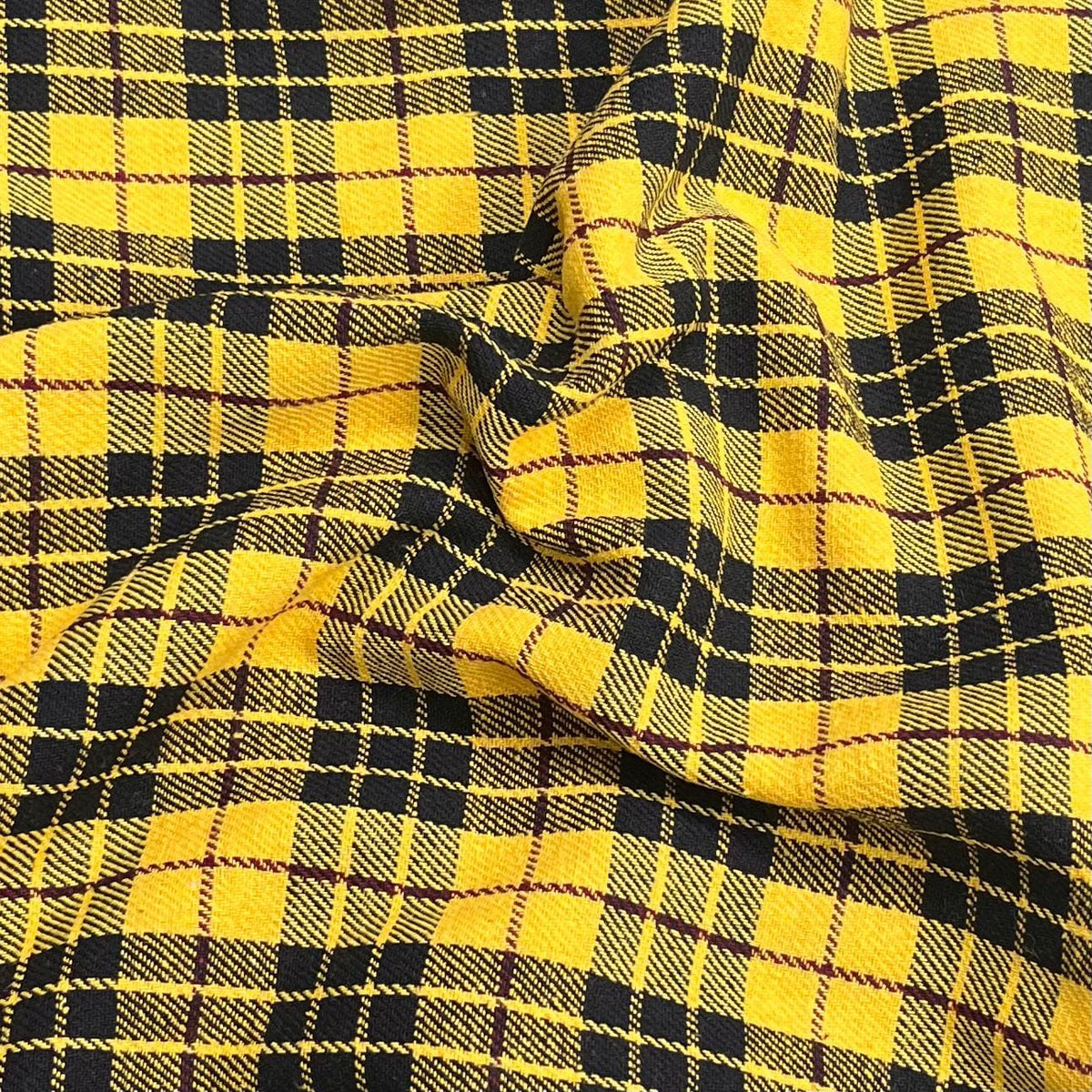 Pound A Metre 3 Metres Super Soft Printed Wool Fabric – 55'' Wide (Yellow)