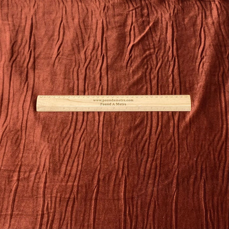 Pound A Metre 3 Metres 3 Metres Super Soft Spandex Velvet 55" Wide (Brown)