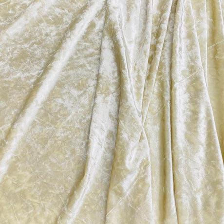Pound A Metre 3 Metres 3 Metres Super Soft Spandex Velvet 55" Wide (Cream)