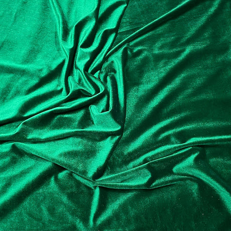 Pound A Metre 3 Metres 3 Metres Super Soft Spandex Velvet 55" Wide (Green)