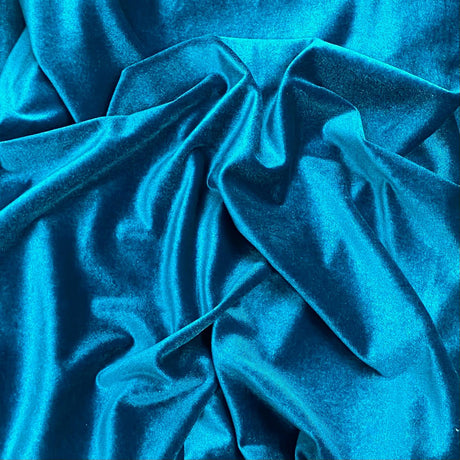 Pound A Metre 3 Metres 3 Metres Super Soft Spandex Velvet 55" Wide (Petrol)