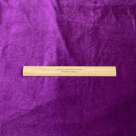 Pound A Metre 3 Metres 3 Metres Super Soft Spandex Velvet 55" Wide (Purple)