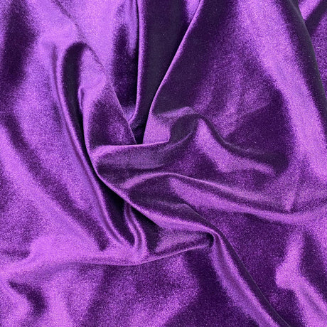 Pound A Metre 3 Metres 3 Metres Super Soft Spandex Velvet 55" Wide (Purple)