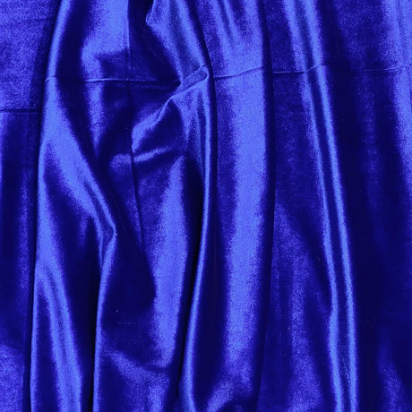 Pound A Metre 3 Metres 3 Metres Super Soft Spandex Velvet 55" Wide (Royal)