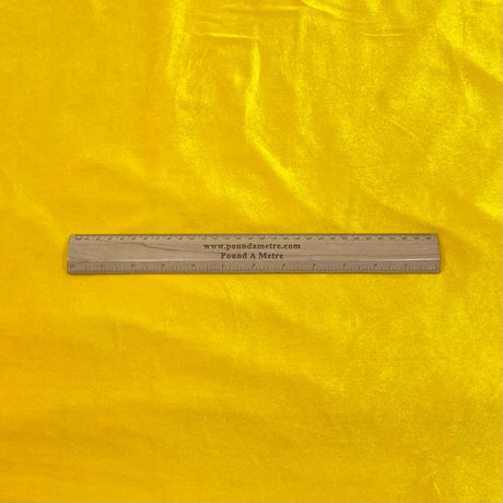 Pound A Metre 3 Metres 3 Metres Super Soft Spandex Velvet 55" Wide (Yellow)