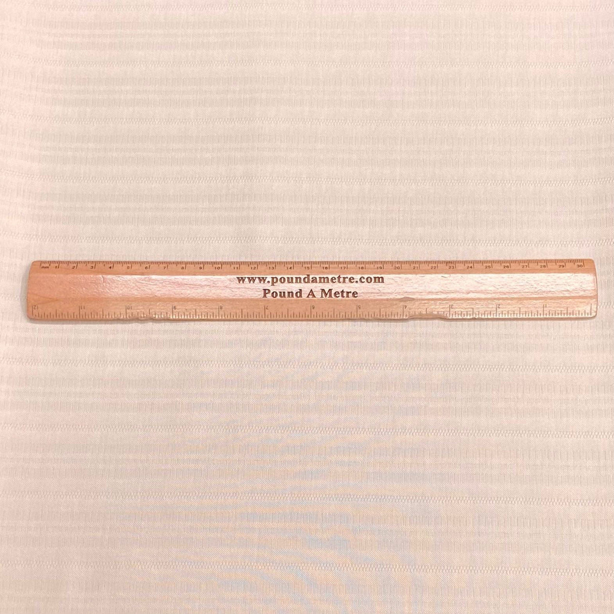 Pound A Metre 3 Metres Super Soft Stripe Bengaline 55" Wide (Beige)