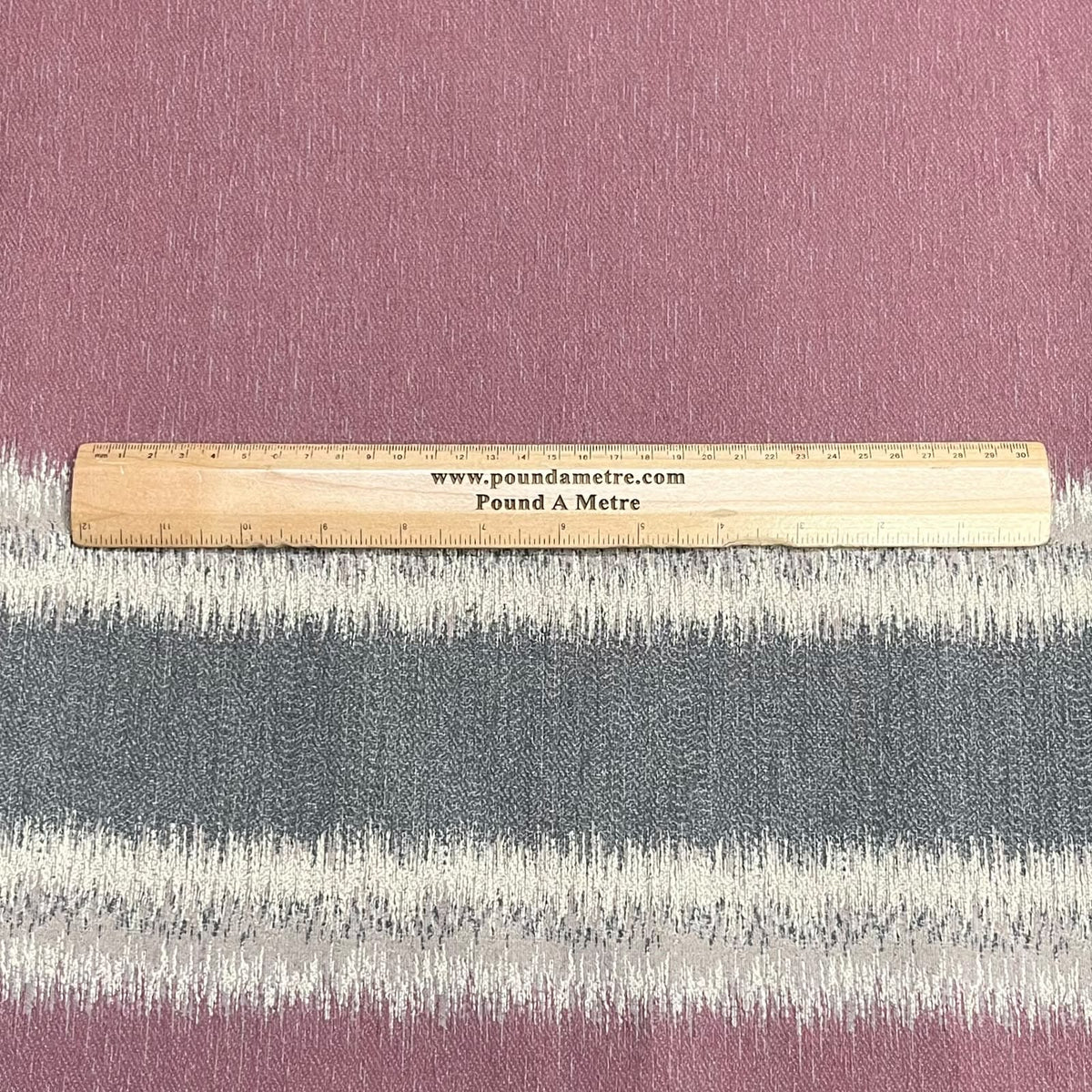 Pound A Metre 3 Metres Textured Jacket Weight Fabric – 55" Wide (Wine Lines)