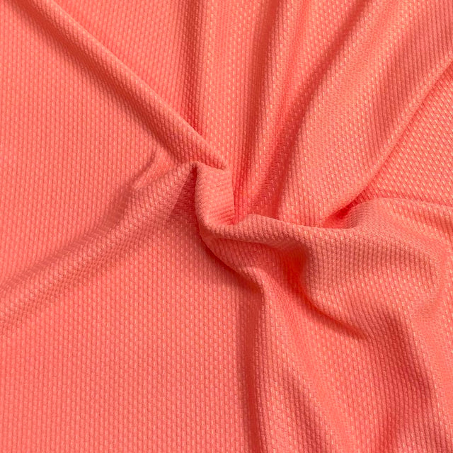 Pound A Metre 3 Metres 3 Metres Textured Scuba Jersey- 55" Wide (Coral) (EOL)