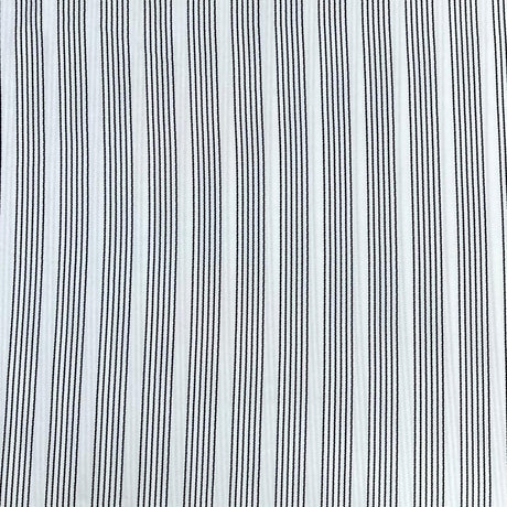 3 Metres Textured Scuba Jersey- (Black Pin Stripes)