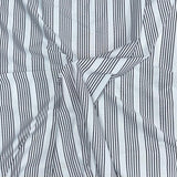 Pound A Metre 3 Metres 3 Metres Textured Scuba Jersey- (Black Pin Stripes)
