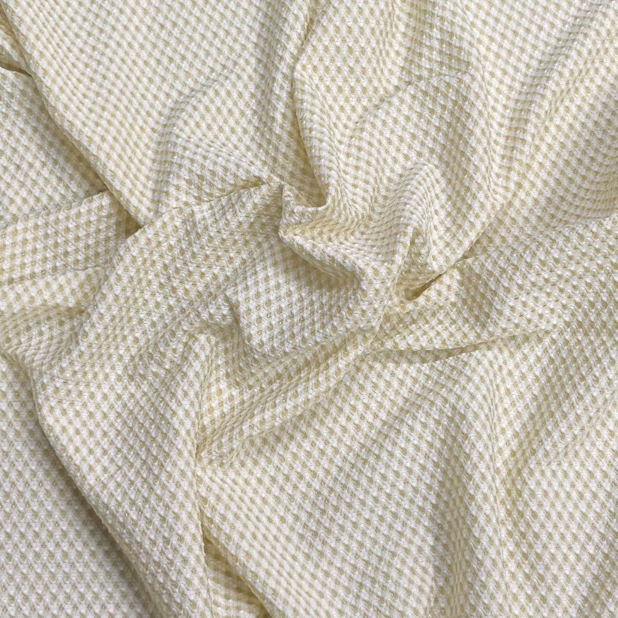 Pound A Metre 3 Metres Textured Scuba Jersey- (Cream)