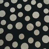 Pound A Metre 3 Metres 3 Metres Textured Scuba Jersey- (Gold Polka)