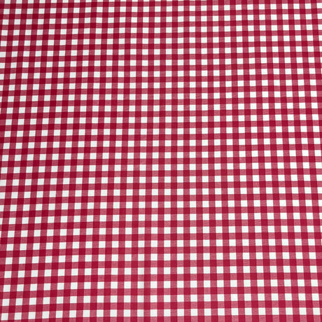 Pound A Metre 3 Metres 3 Metres Textured Scuba Jersey- (Red Check)