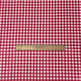 Pound A Metre 3 Metres 3 Metres Textured Scuba Jersey- (Red Check)