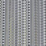 Pound A Metre 3 Metres 3 Metres Textured Scuba Jersey- (White, Black & Gold)