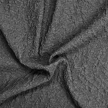 Pound A Metre 3 Metres Tissue Effect Crepe Jersey 55'' Wide (Black)