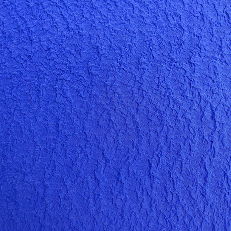 Pound A Metre 3 Metres Tissue Effect Crepe Jersey 55'' Wide (Royal Blue)
