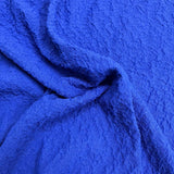 Pound A Metre 3 Metres Tissue Effect Crepe Jersey 55'' Wide (Royal Blue)