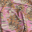 Pound A Metre 3 Metres Winter Printed Viscose Fabric- 55'' Wide - (Mauve)