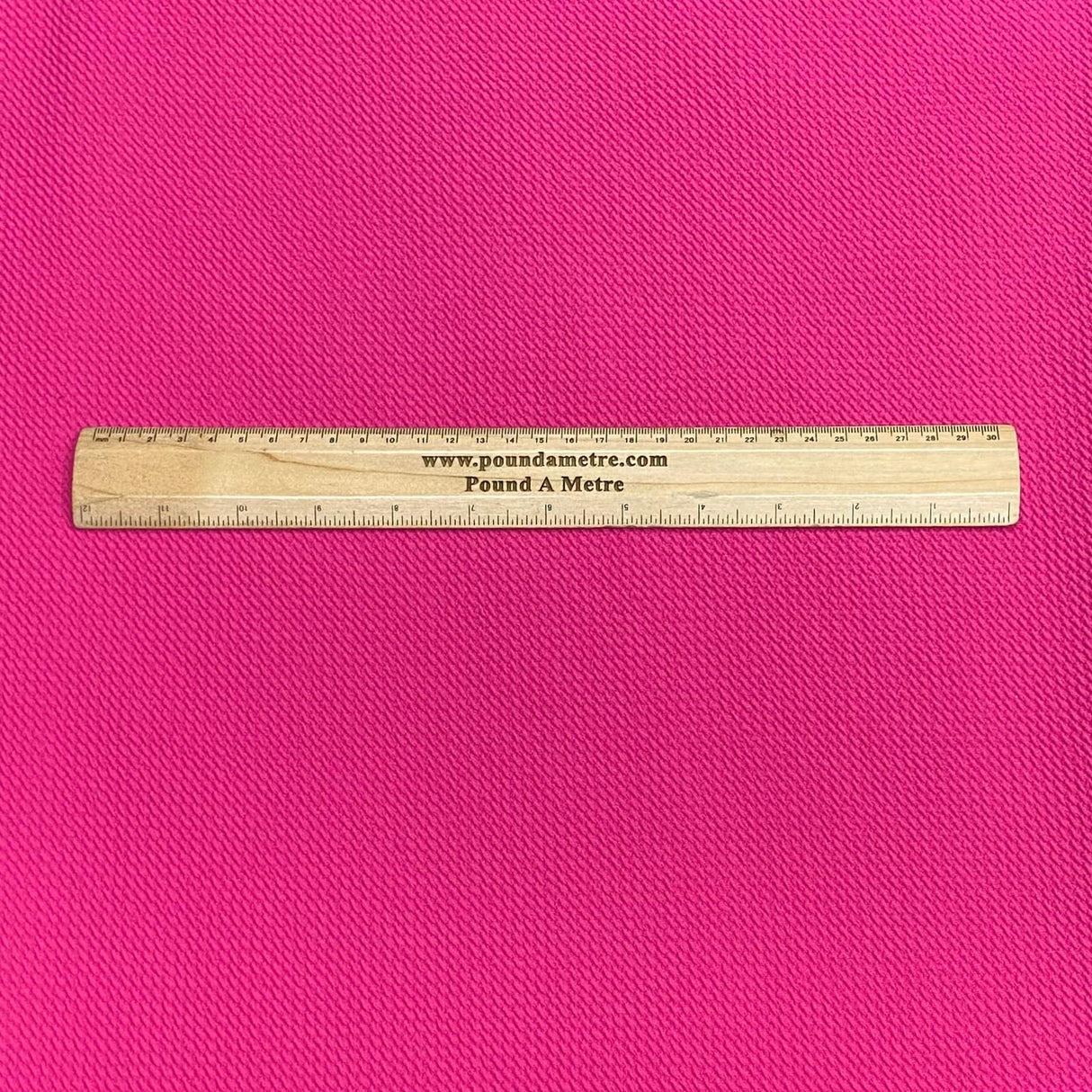 Pound A Metre 3 Metres Winter Textured Viscose Jersey- 55" Wide (Cerise)