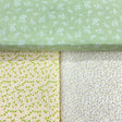 Pound A Metre 3 Piece Bundle Digitally Printed 100% Cotton- 45" Wide (Flower Garden)