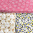 Pound A Metre 3 Piece Bundle Digitally Printed 100% Cotton- 45" Wide (Summer Floral)