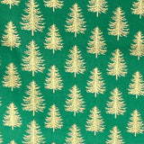 Pound A Metre 3 Piece Bundle Digitally Printed Gold Foil Christmas 100% Cotton- 45" Wide (Christmas Tree Bundle)