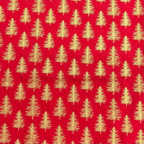 Pound A Metre 3 Piece Bundle Digitally Printed Gold Foil Christmas 100% Cotton- 45" Wide (Christmas Tree Bundle)