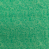Pound A Metre 3 Piece Bundle Digitally Printed Gold Foil Christmas 100% Cotton- 45" Wide (Swirl Bundle)