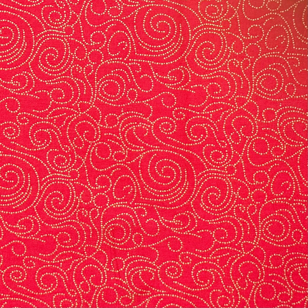 Pound A Metre 3 Piece Bundle Digitally Printed Gold Foil Christmas 100% Cotton- 45" Wide (Swirl Bundle)