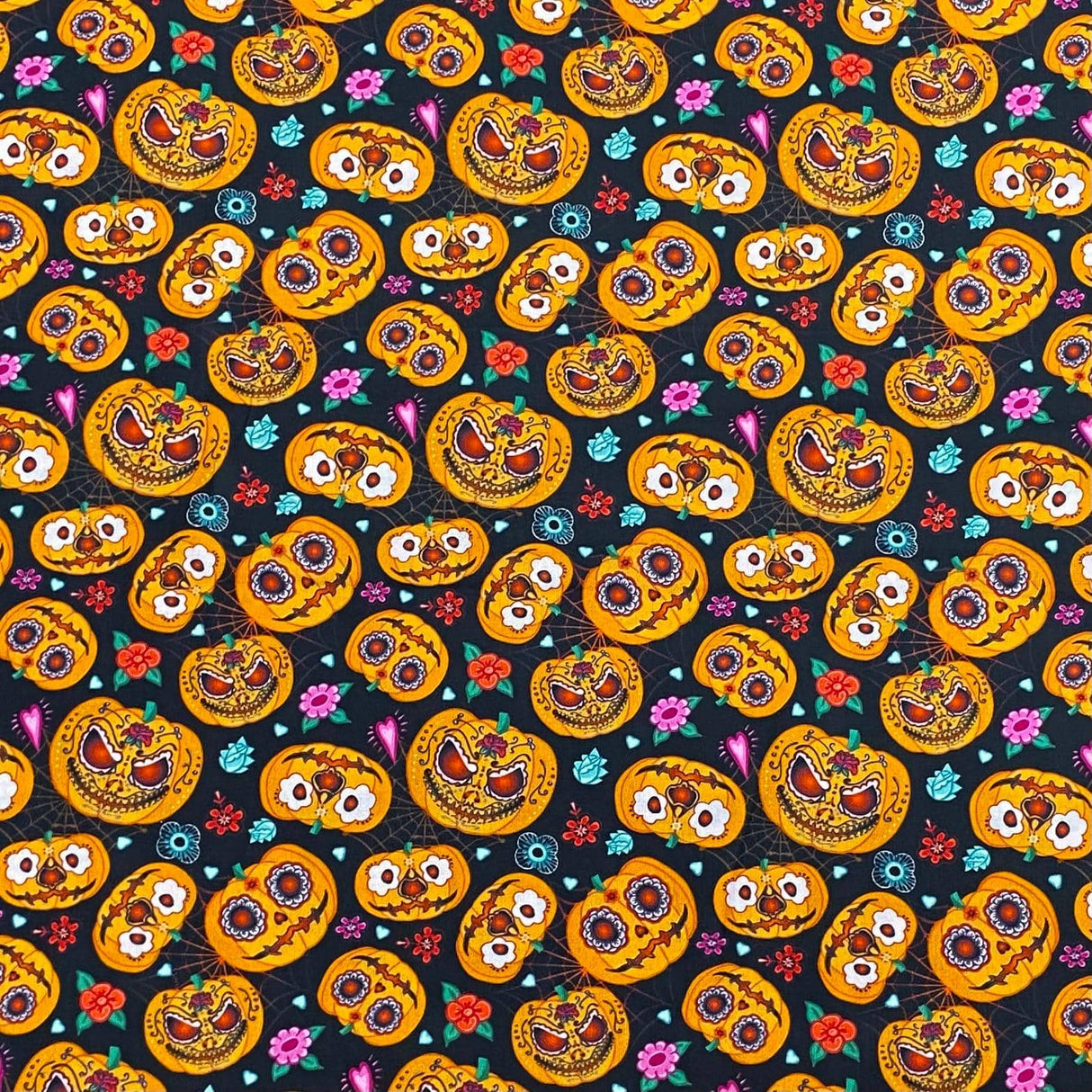 Pound A Metre 3 Piece Bundle Digitally Printed Halloween 100% Cotton- 45" Wide (Halloween Bundle)
