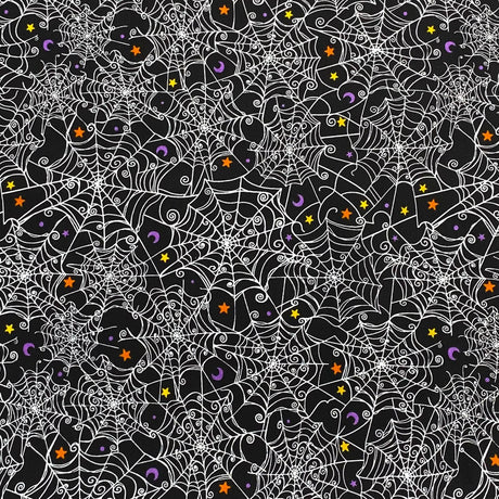 Pound A Metre 3 Piece Bundle Digitally Printed Halloween 100% Cotton- 45" Wide (Spider Bundle)