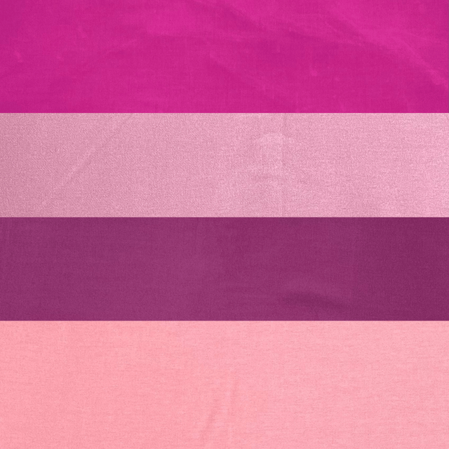 Pound A Metre 4 Metre Plain Viscose Fabric Bundle – Set of 4 Colours (Pinks)