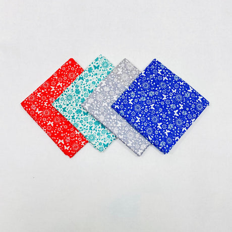 Pound A Metre 4 Fat Quarters 4 Piece Fat Quarter Bundle- 100% Cotton (Butterflies) (Black Friday Sale)