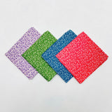 Pound A Metre 4 Fat Quarters 4 Piece Fat Quarter Bundle- 100% Cotton (Leafs) (Black Friday Sale)