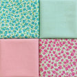 Pound A Metre 4 Fat Quarters 4 Piece Fat Quarter Bundle- 100% Cotton (Rose Garden)