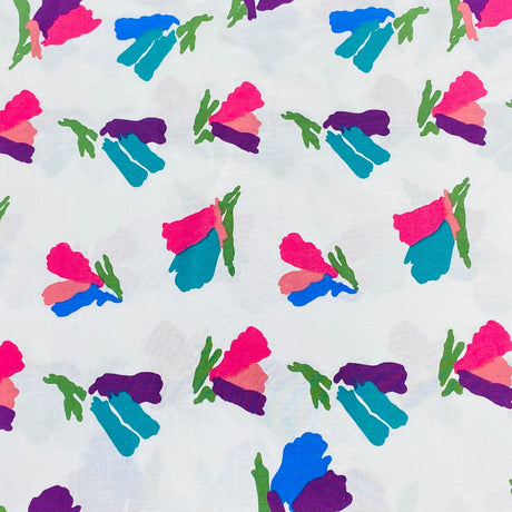 Pound A Metre 5 Metre 100% Premium Cotton Fabric- 55'' Wide (Splash)