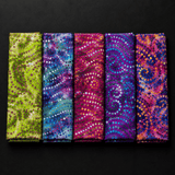 Pound A Metre 5 x 1 Metre 5 Metre Bali Batik Fabric Bundle- 100% Cotton (2001)