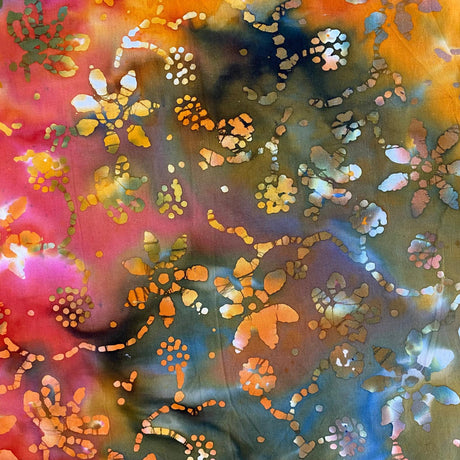 Pound A Metre 5 x 1 Metre 5 Metre Bali Batik Fabric Bundle- 100% Cotton (2006)