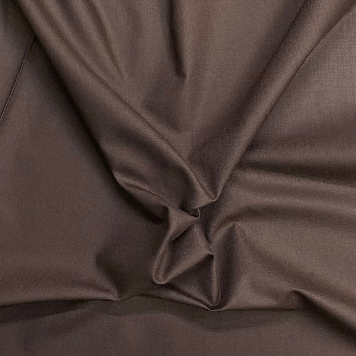 Pound A Metre 5 Metre Plain Cotton Poplin –  36” Wide - (Brown)