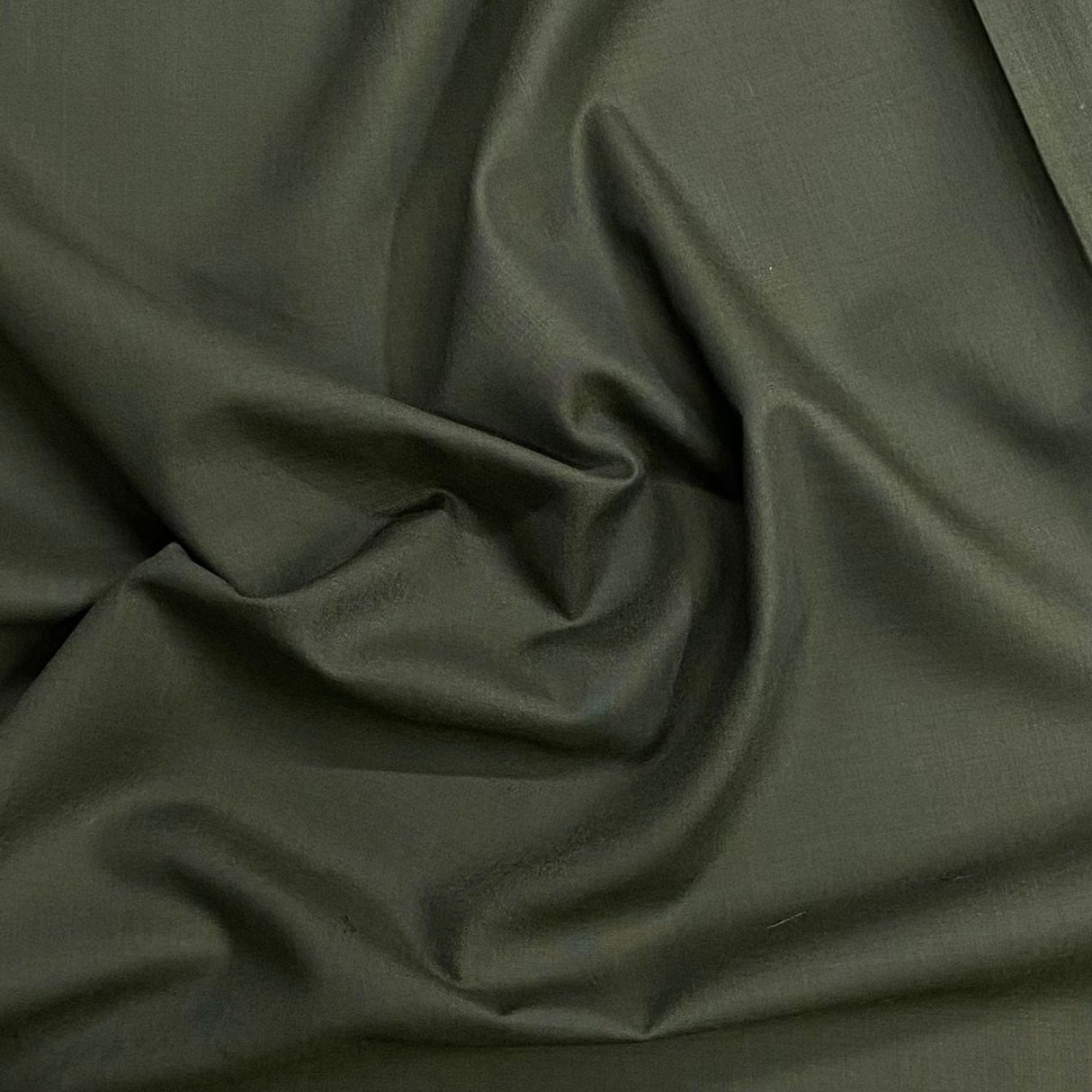 Pound A Metre 5 Metre Plain Cotton Poplin –  36” Wide - (Khaki)