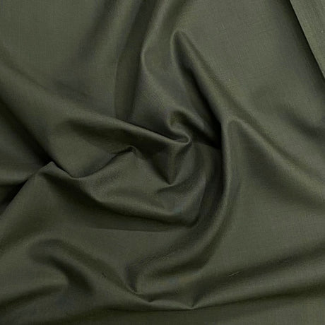 Pound A Metre 5 Metre Plain Cotton Poplin –  36” Wide - (Khaki)