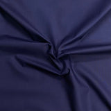 Pound A Metre 5 Metre Plain Cotton Poplin –  36” Wide - (Navy)