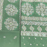 Pound A Metre 5 Metre Printed Foil Chiffon Bundle – 45" Wide (Green)
