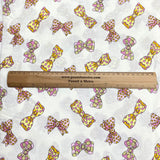 Pound A Metre 5 Metres Luxury Printed Cotton – 45" Wide- (Bow) (EOL)