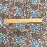 Pound A Metre 5 Metres Printed Alphine Fabric 36'' Wide - (Brown Design)