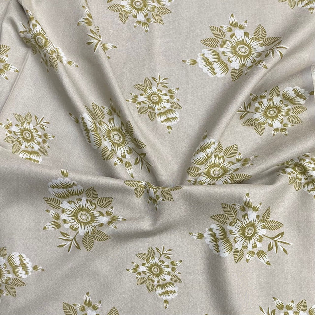 Pound A Metre 5 Metres Printed Alphine Fabric 36'' Wide - (Flower) (EOL)