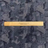 Pound A Metre 5 Metres Printed Alphine Fabric 36'' Wide - (Lines) (EOL)